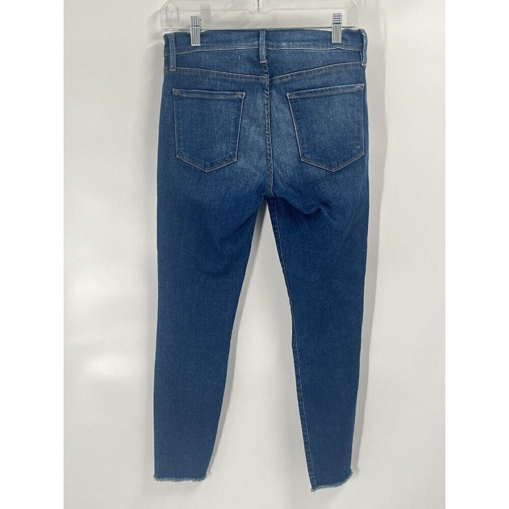 Frame Denim Le Skinny de Jeanne Crop Jeans Sz 28 - Picture 5 of 7